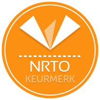 Het logo van het NRTO keurmerk
